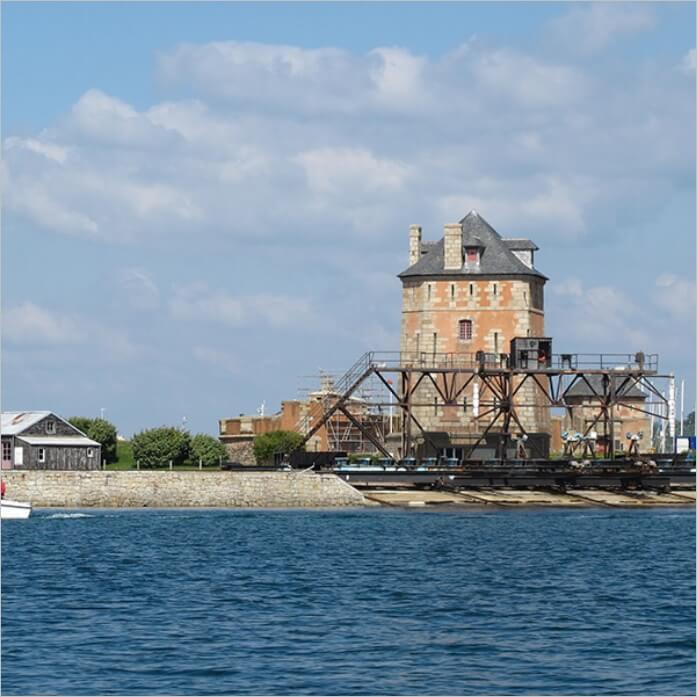 La Tour Vauban, le plus bel exemple de fort à la mer à batterie basse et tour gorge